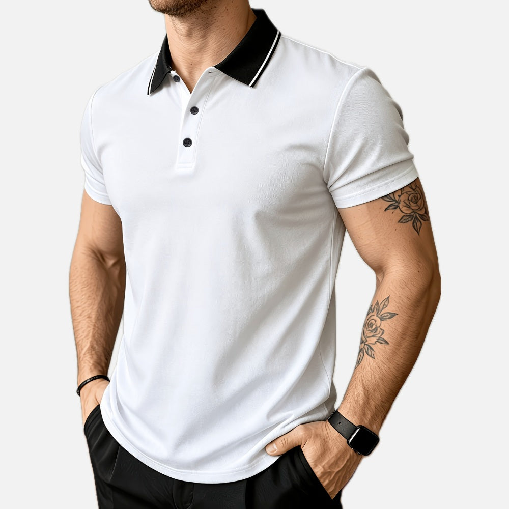 Liam Brooks Golf Polo - White - view 1