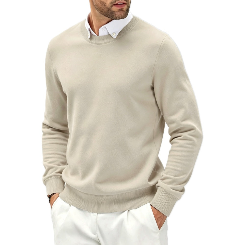 Lionel Hayes Crew-Neck Sweater - Khaki - view 1