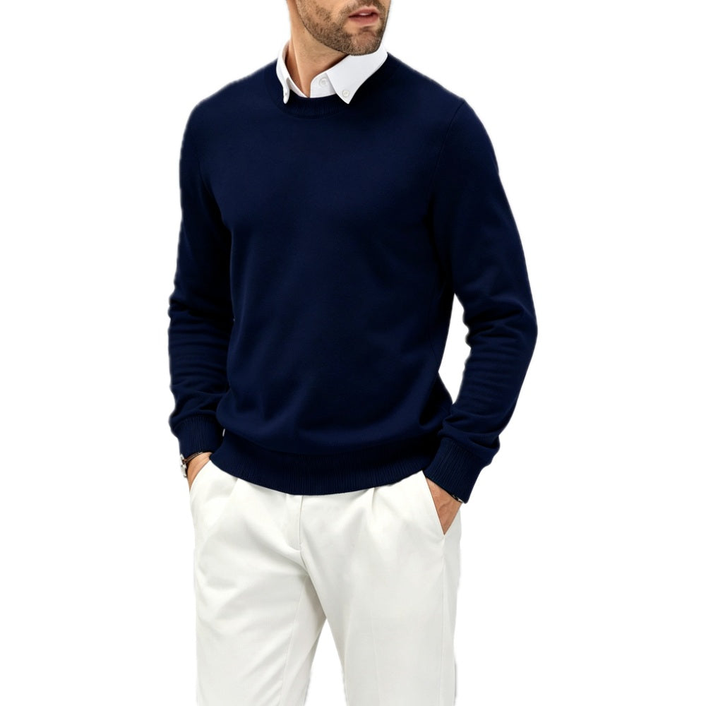 Lionel Hayes Crew-Neck Sweater - Navy - view 1