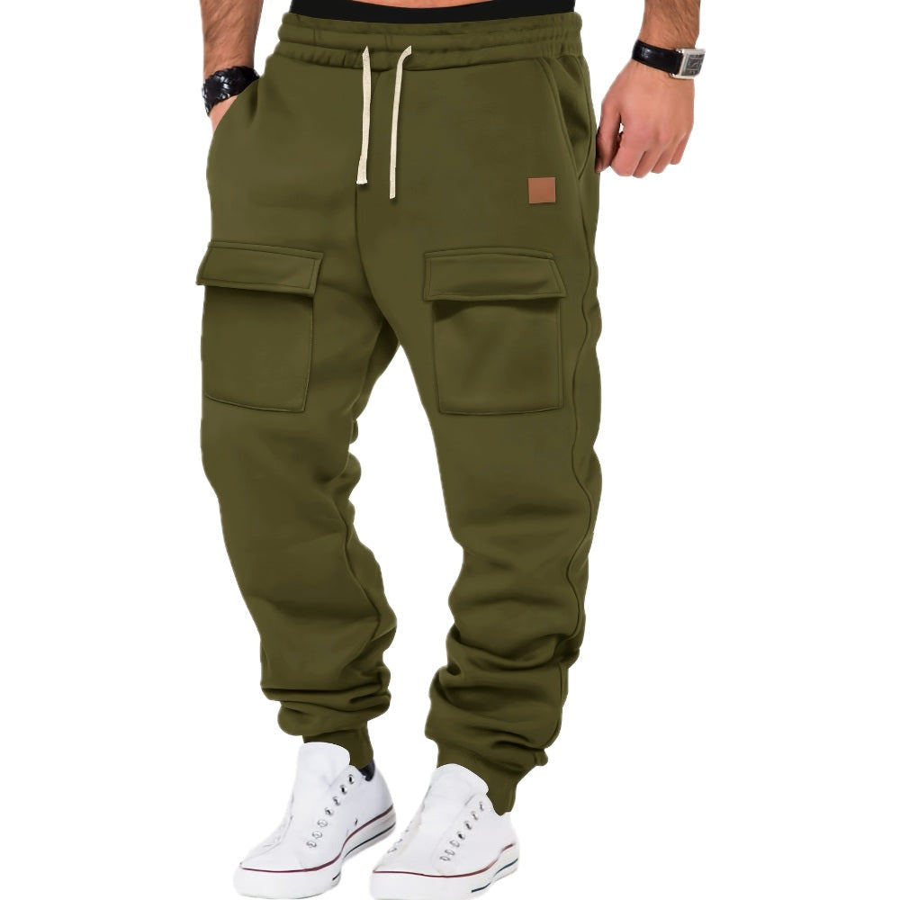 Lorcan Benjamin Cargo Pants - Olive - view 1
