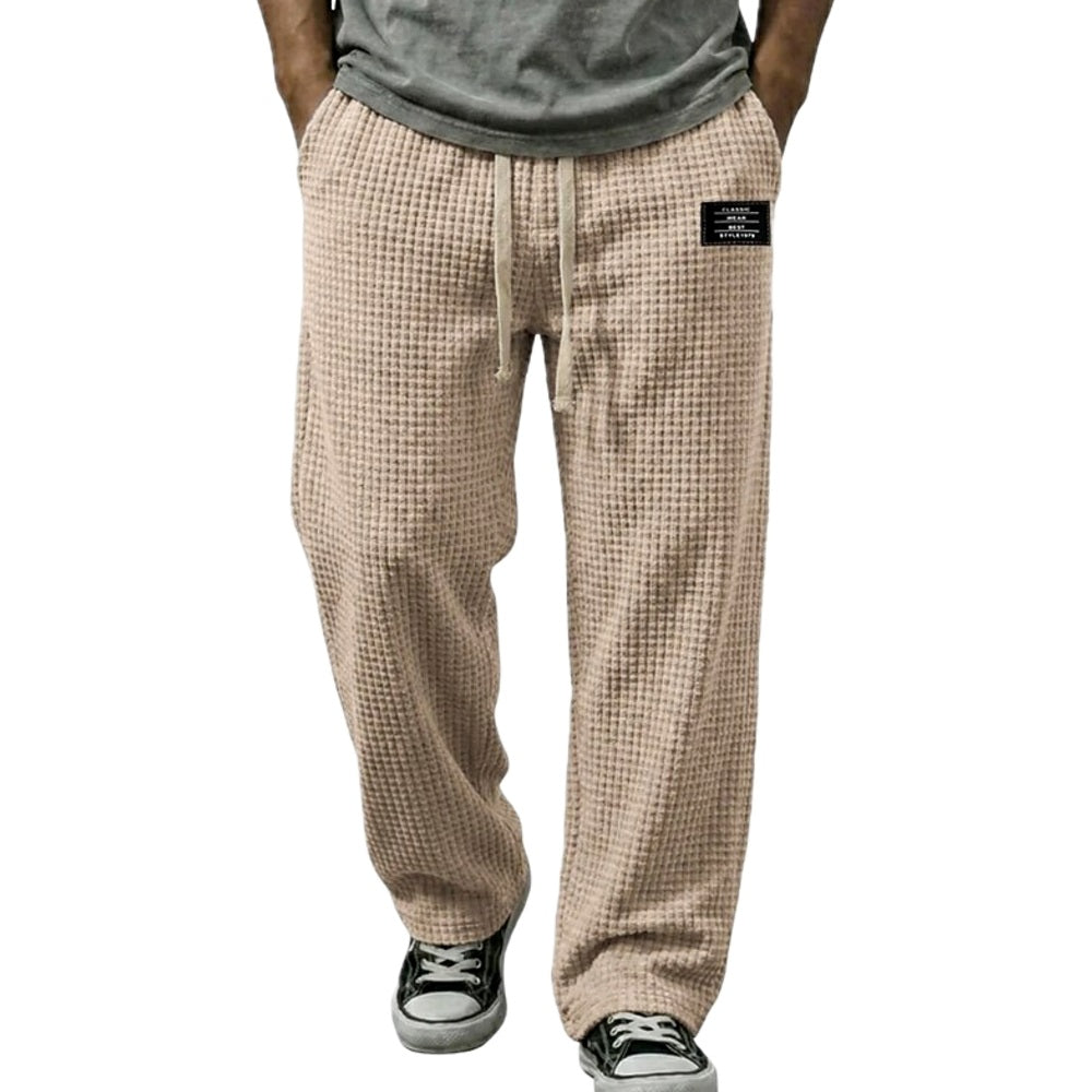 Luca Hayes Waffle Pants - Khaki - view 1