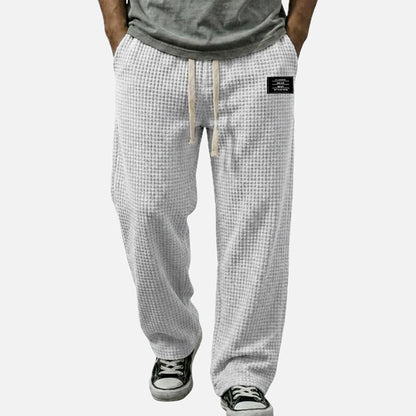 Luca Hayes Waffle Pants - White - view 1