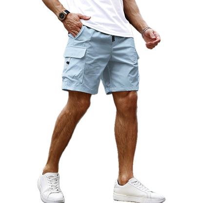 Lucian Drake Cargo Shorts - Blue - view 1