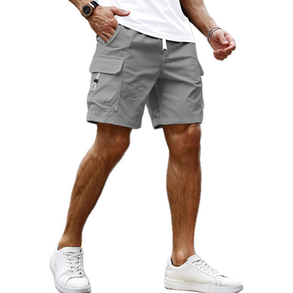 Lucian Drake Cargo Shorts - Grey - view 1