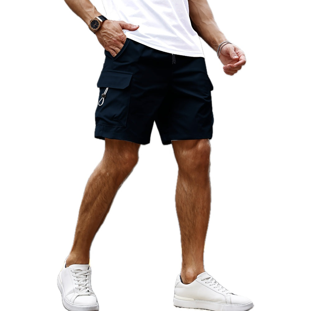 Lucian Drake Cargo Shorts - Navy - view 1
