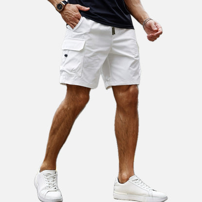 Lucian Drake Cargo Shorts - White - view 1