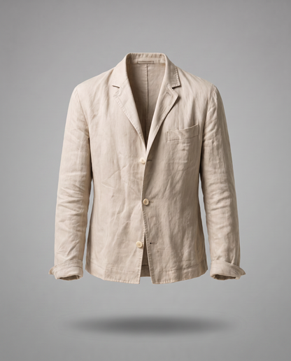 Silver Harbor Linen Blazer - Image 2