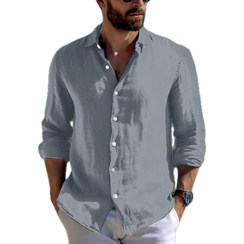 Marek Voss Button-Up Shirt - Grey - view 1