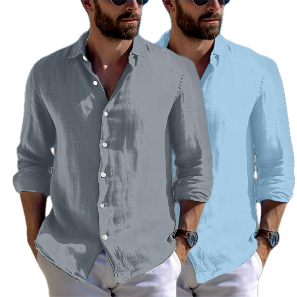 Marek Voss Button-Up Shirt - Grey - view 2