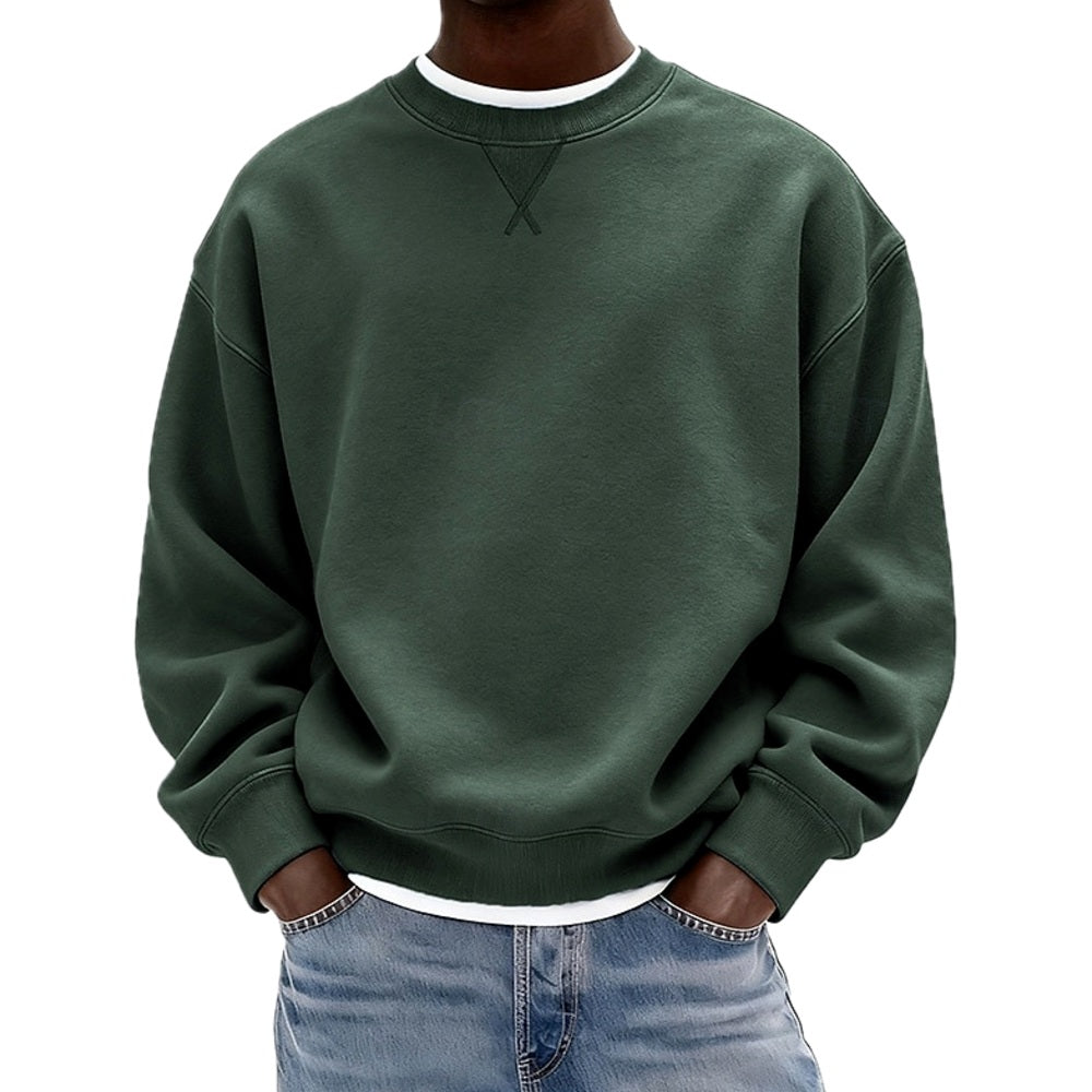 Marius Dominic Reed Sweatshirt - Dark Green - view 1