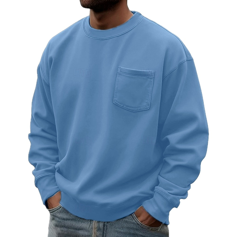 Mason Cole Pocket Sweatshirt - Blue 2 - view 1