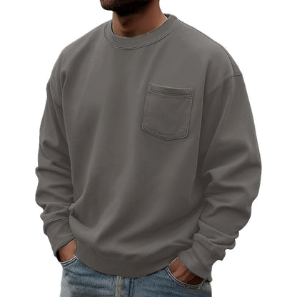 Mason Cole Pocket Sweatshirt - Grey - view 1