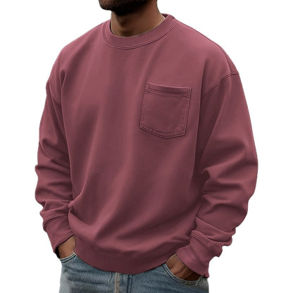 Mason Cole Pocket Sweatshirt - Red - view 1