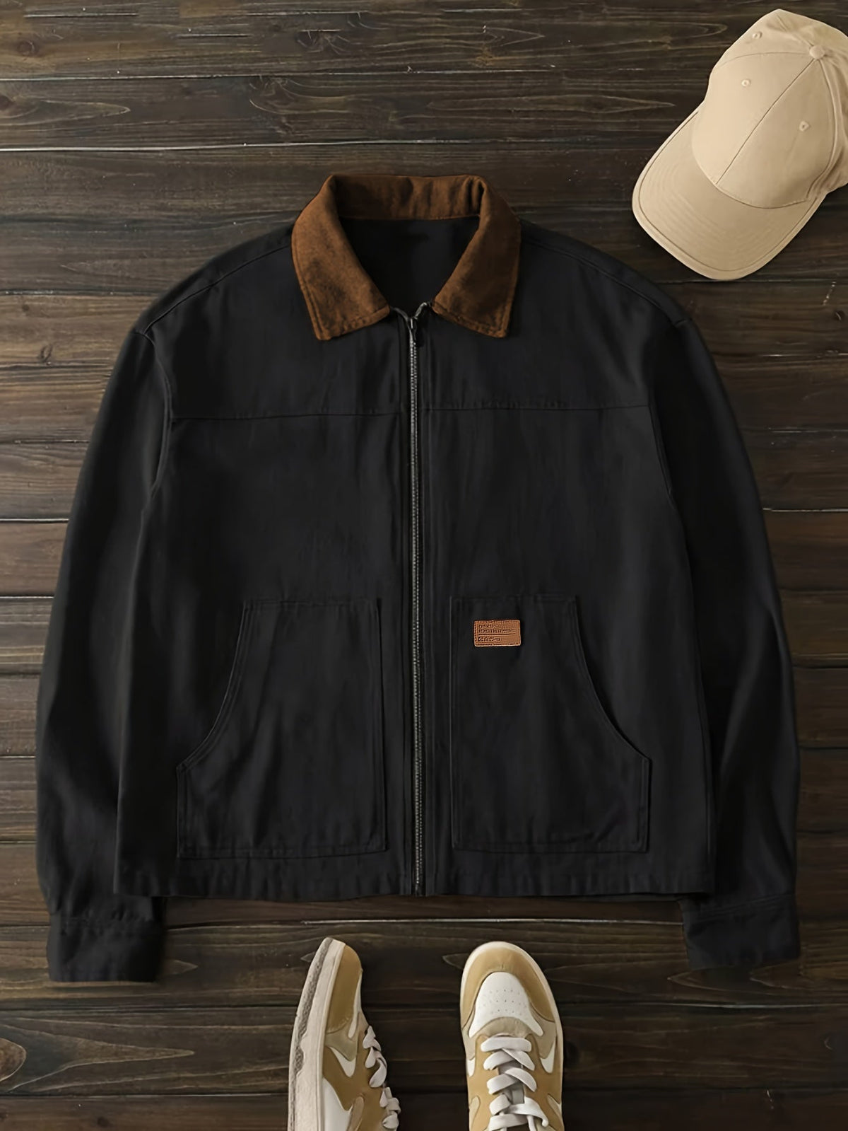 Mason Reid Color-Block Jacket - Black - view 1