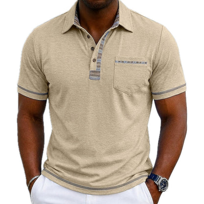 Mason Tate Golf Polo - Beige - view 1