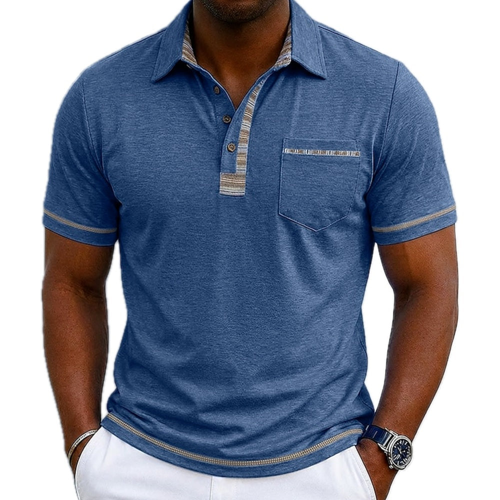 Mason Tate Golf Polo - Blue - view 1
