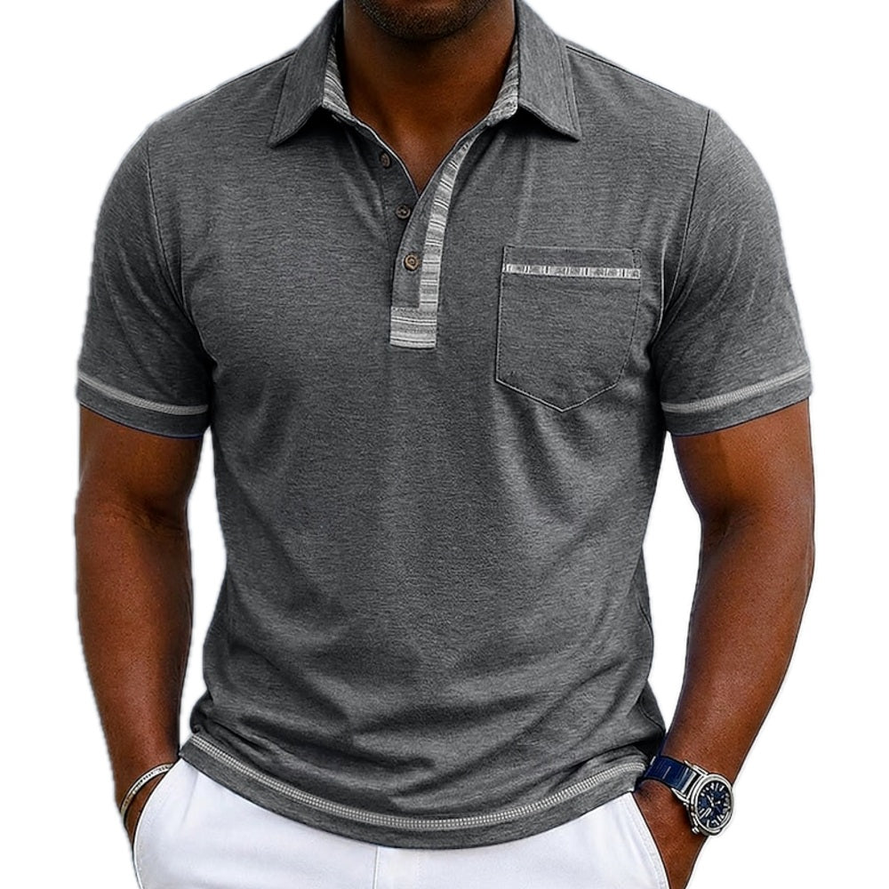 Mason Tate Golf Polo - Grey - view 1