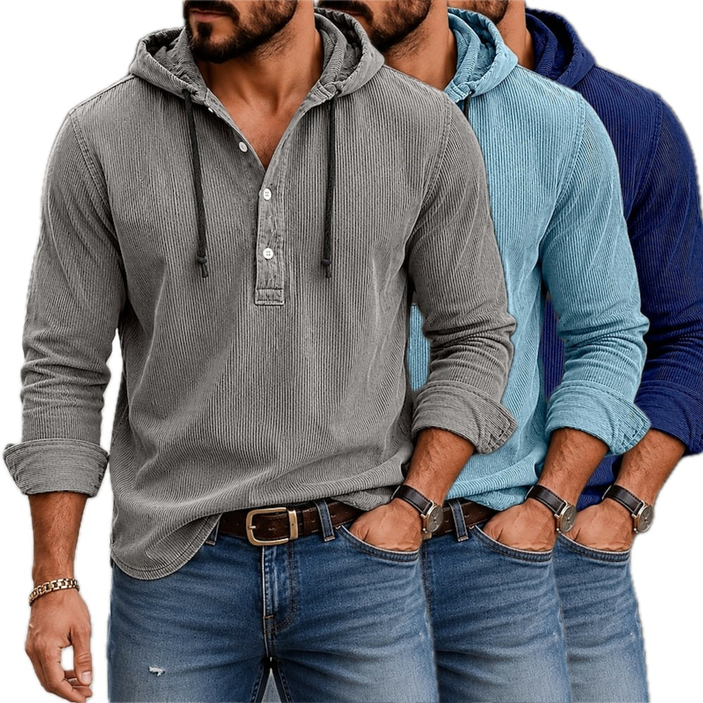 Micah Dean Hooded Shirt - Grey - view 2