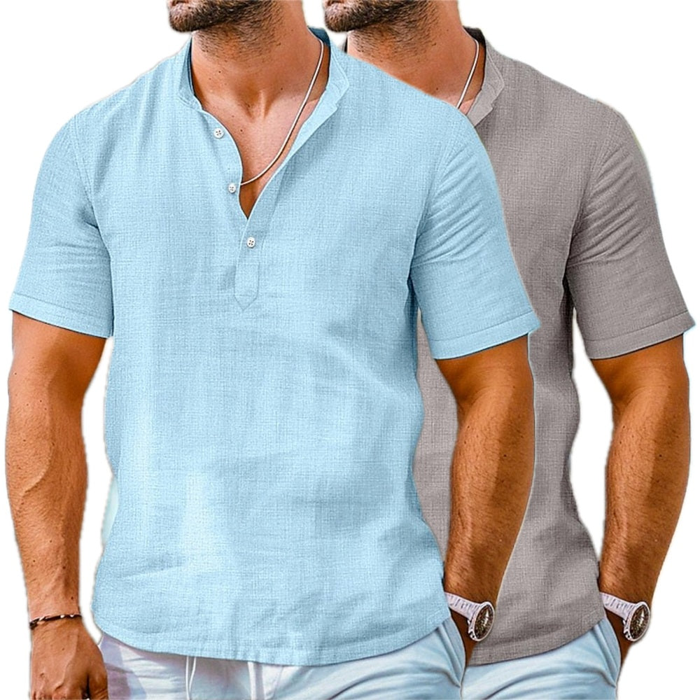 Micah Drake Popover Shirt - Blue - view 2