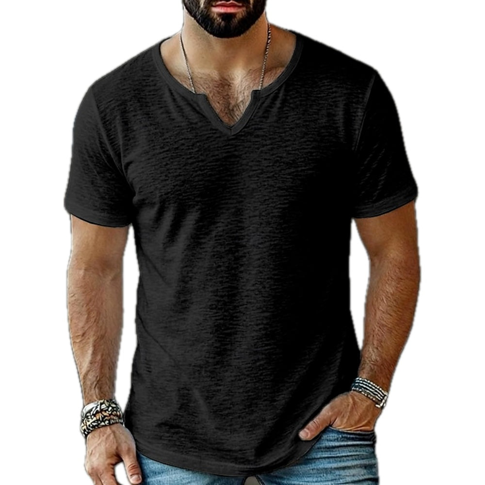 Milo Grant V-Neck Tee - Black - view 1