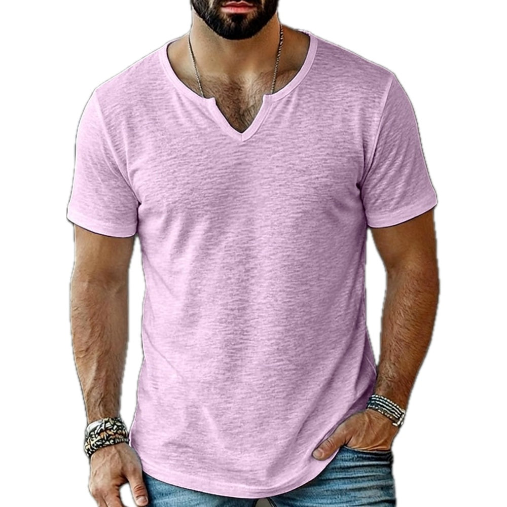 Milo Grant V-Neck Tee - Purple - view 1