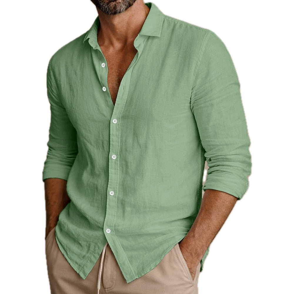 Nash Cole Button-Up Shirt - Green - view 1