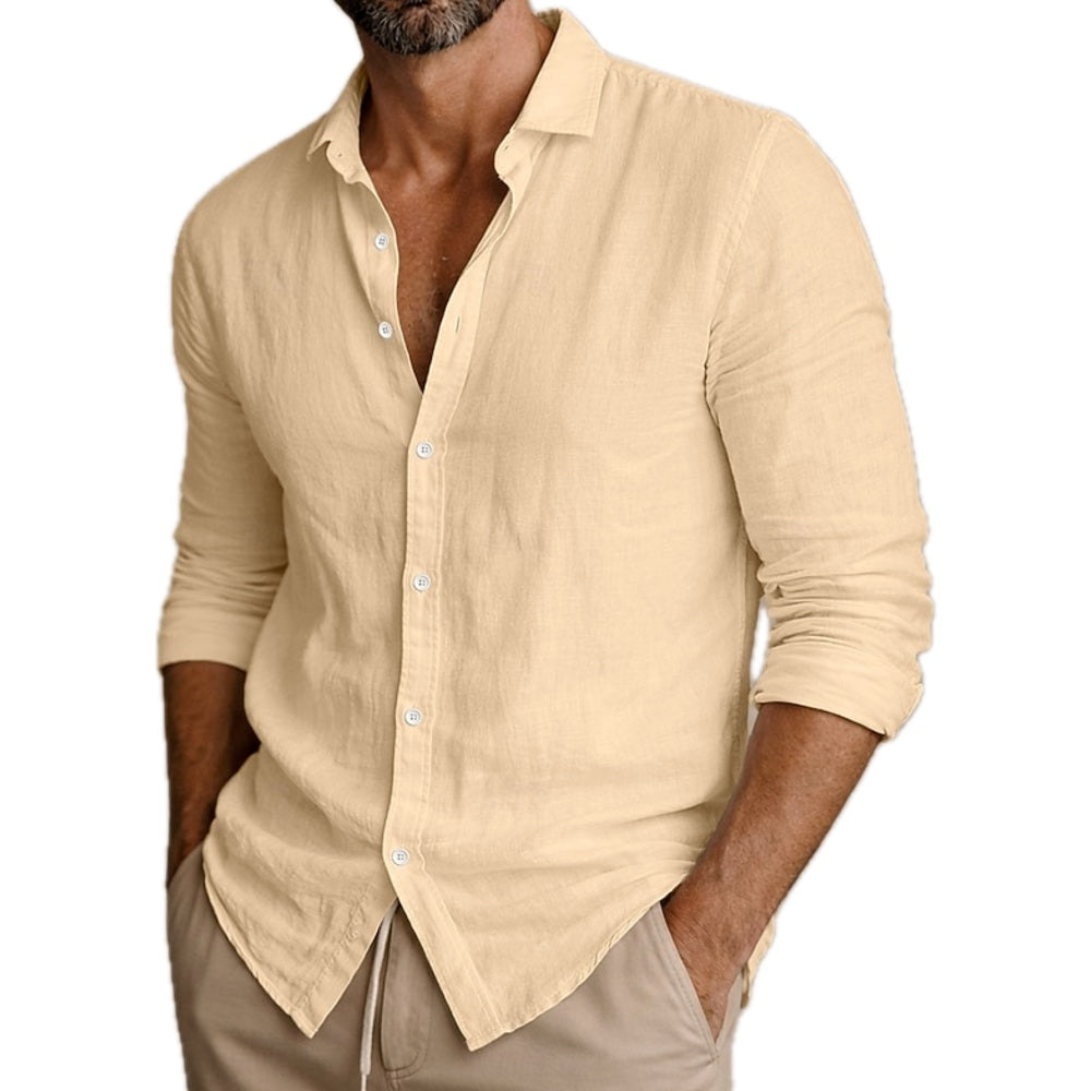 Nash Cole Button-Up Shirt - Khaki - view 1
