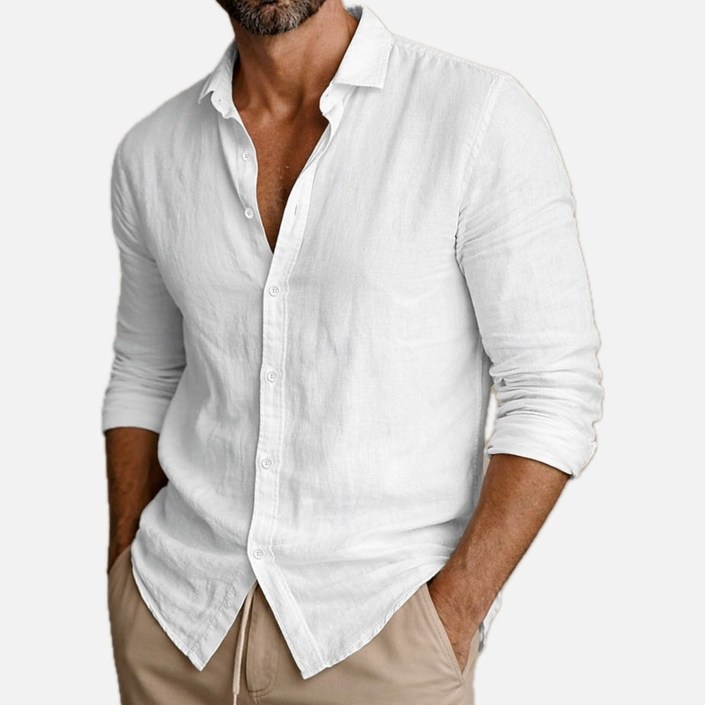Nash Cole Button-Up Shirt - White - view 1