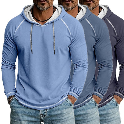Nico Hayes Hooded Tee - Blue - view 2