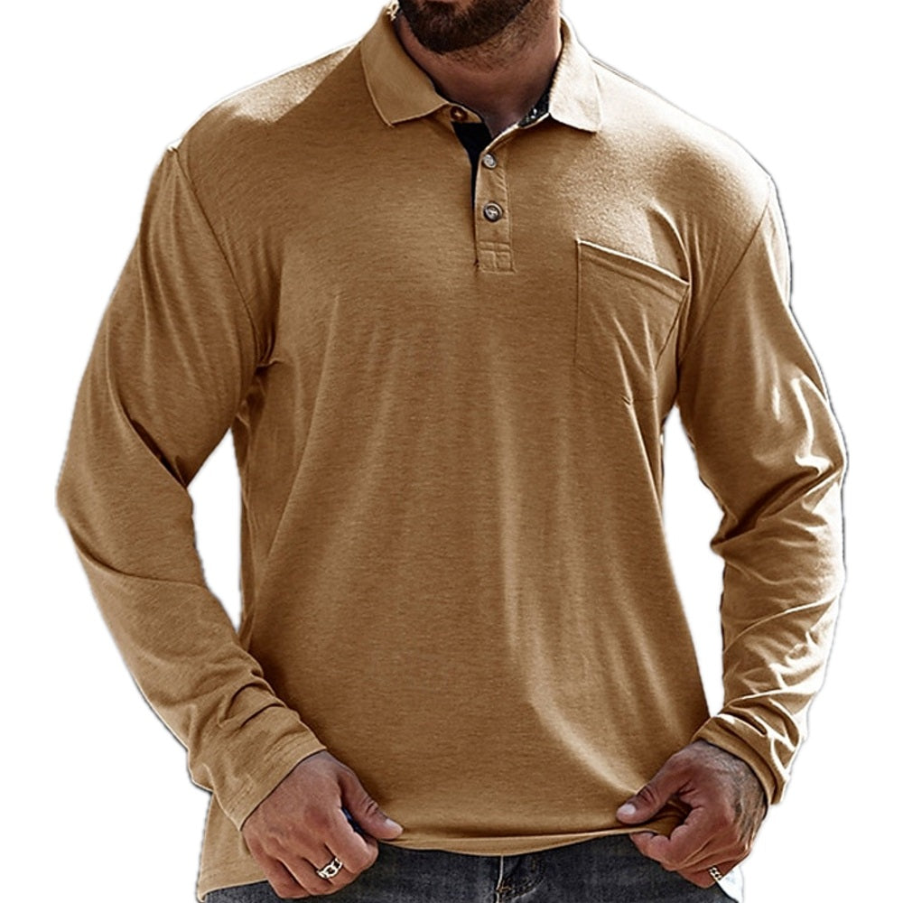 Nico Lane Pocket Polo - Beige - view 1