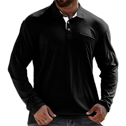 Nico Lane Pocket Polo - Black - view 1