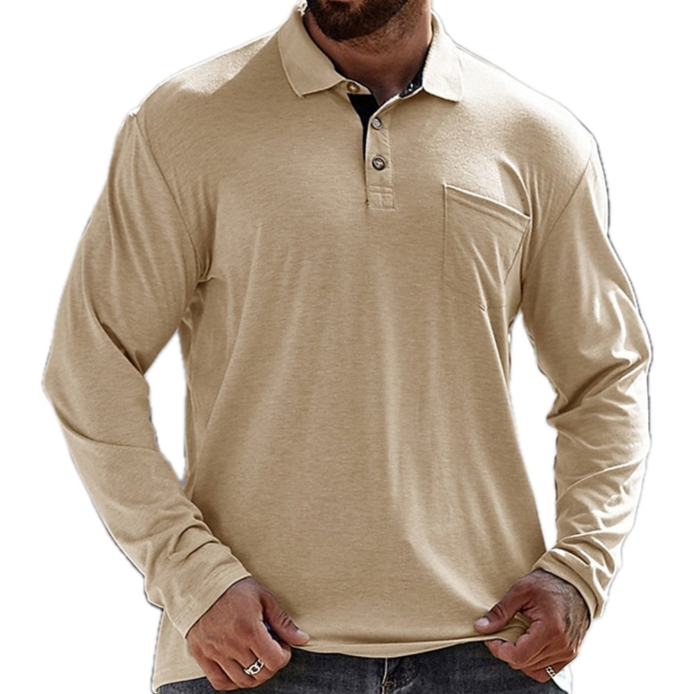 Nico Lane Pocket Polo - Khaki - view 1