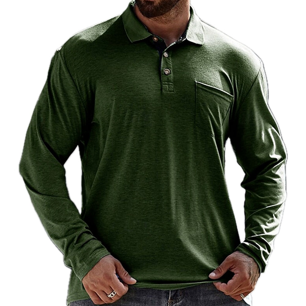 Nico Lane Pocket Polo - Olive - view 1