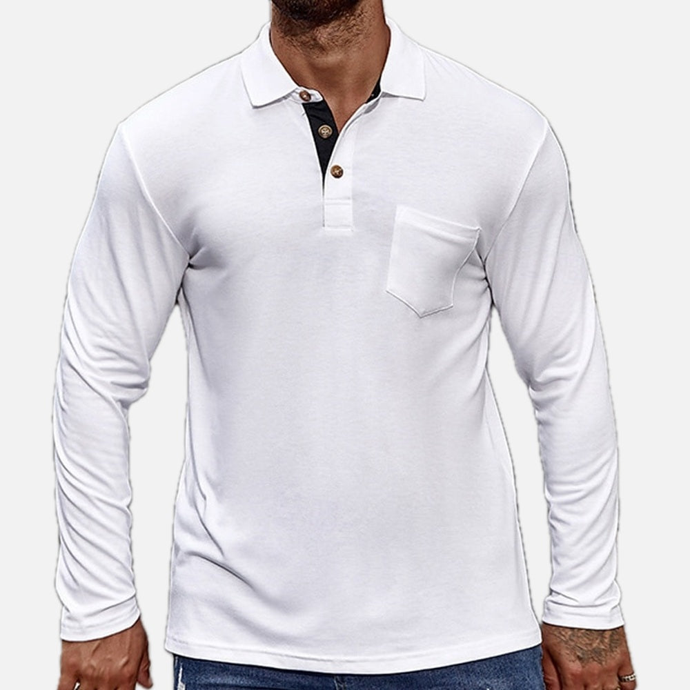 Nico Lane Pocket Polo - White - view 1
