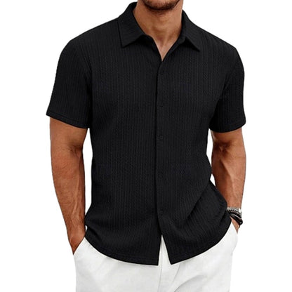 Nico Vale Textured Shirt - Black - view 1
