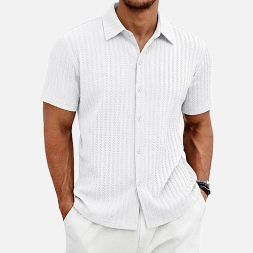 Nico Vale Textured Shirt - White - view 1