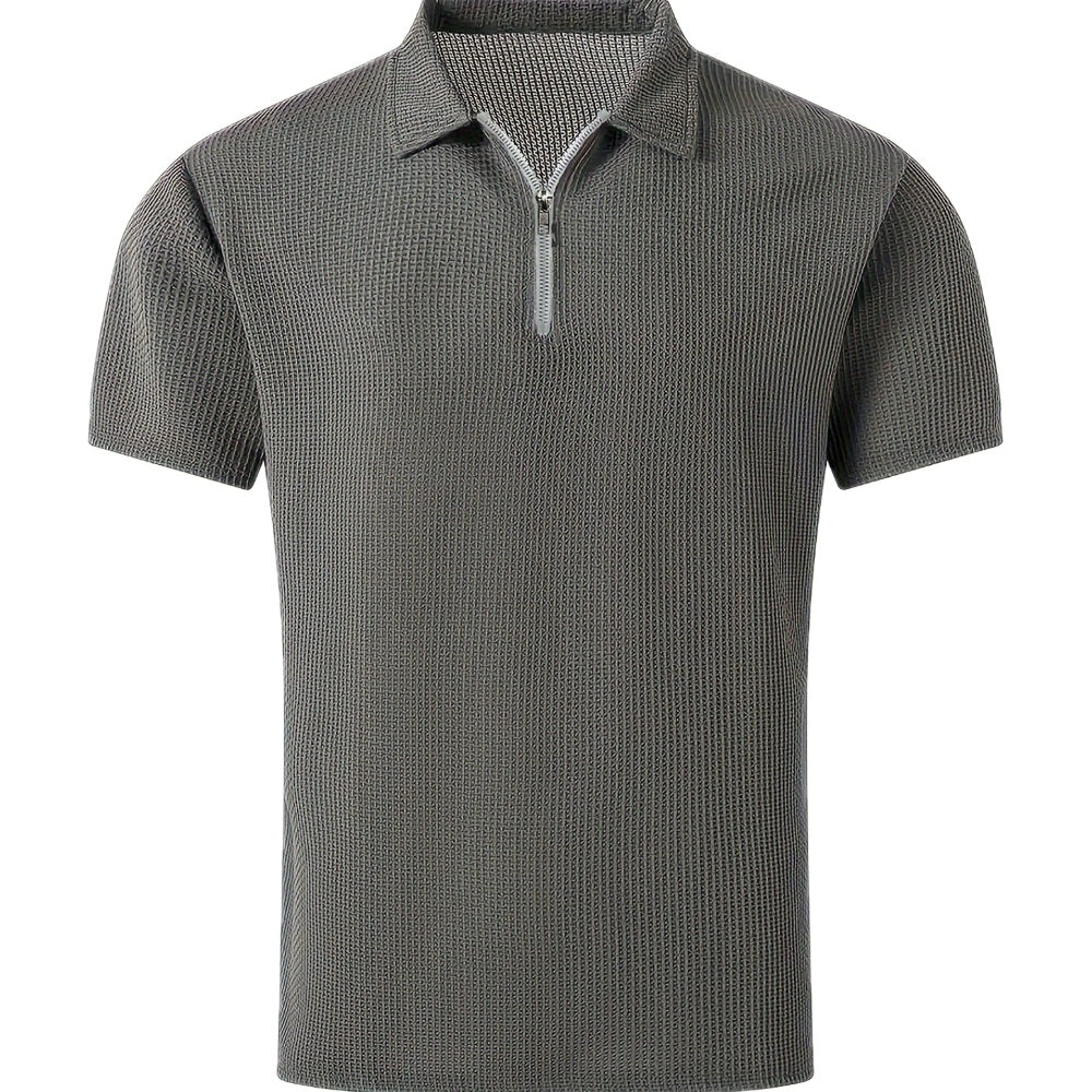 Noah Ellis Half-Zip Shirt - Grey - view 1