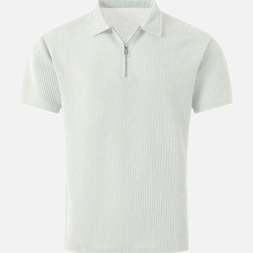 Noah Ellis Half-Zip Shirt - White - view 1