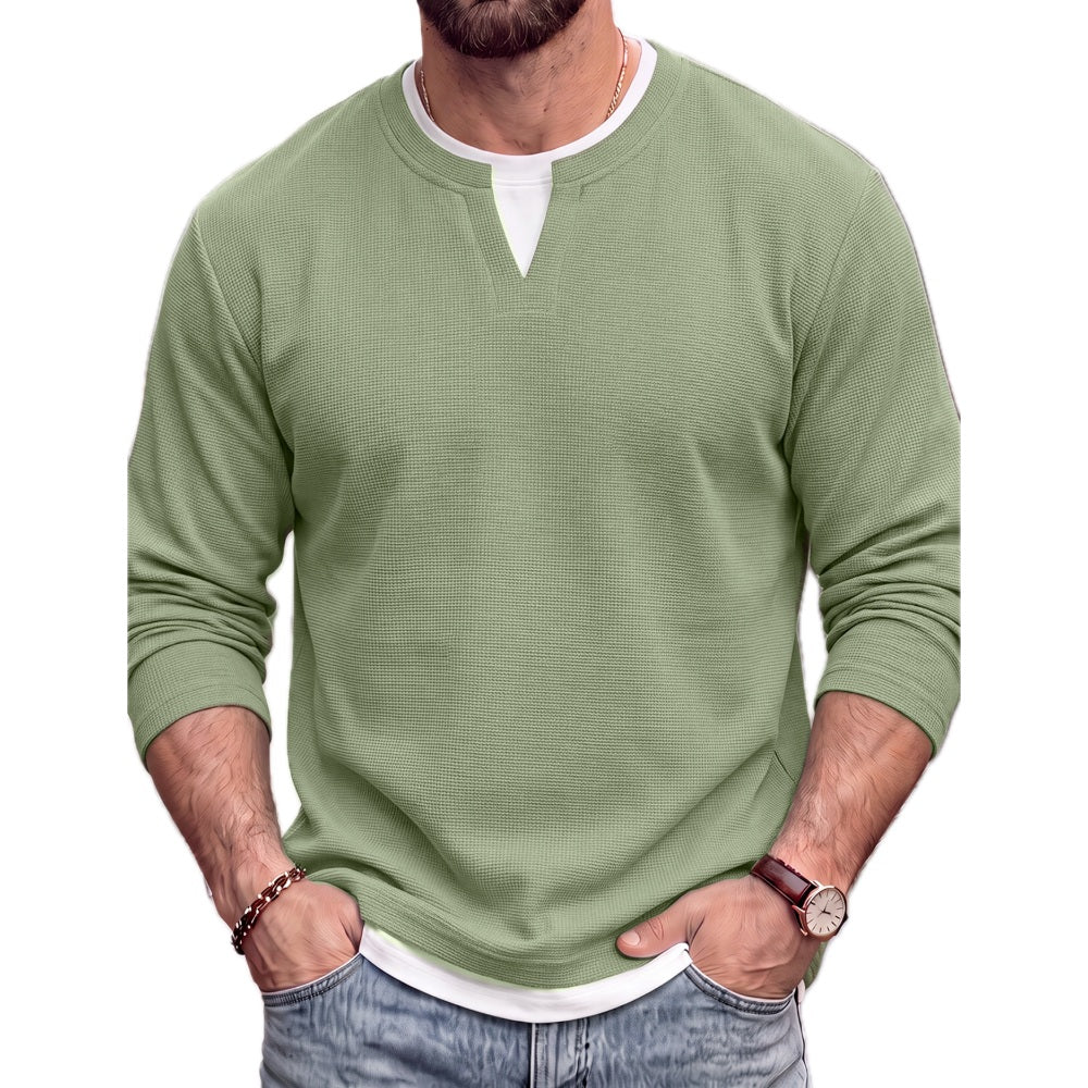 Nolan Vance Layered Tee - Olive - view 1