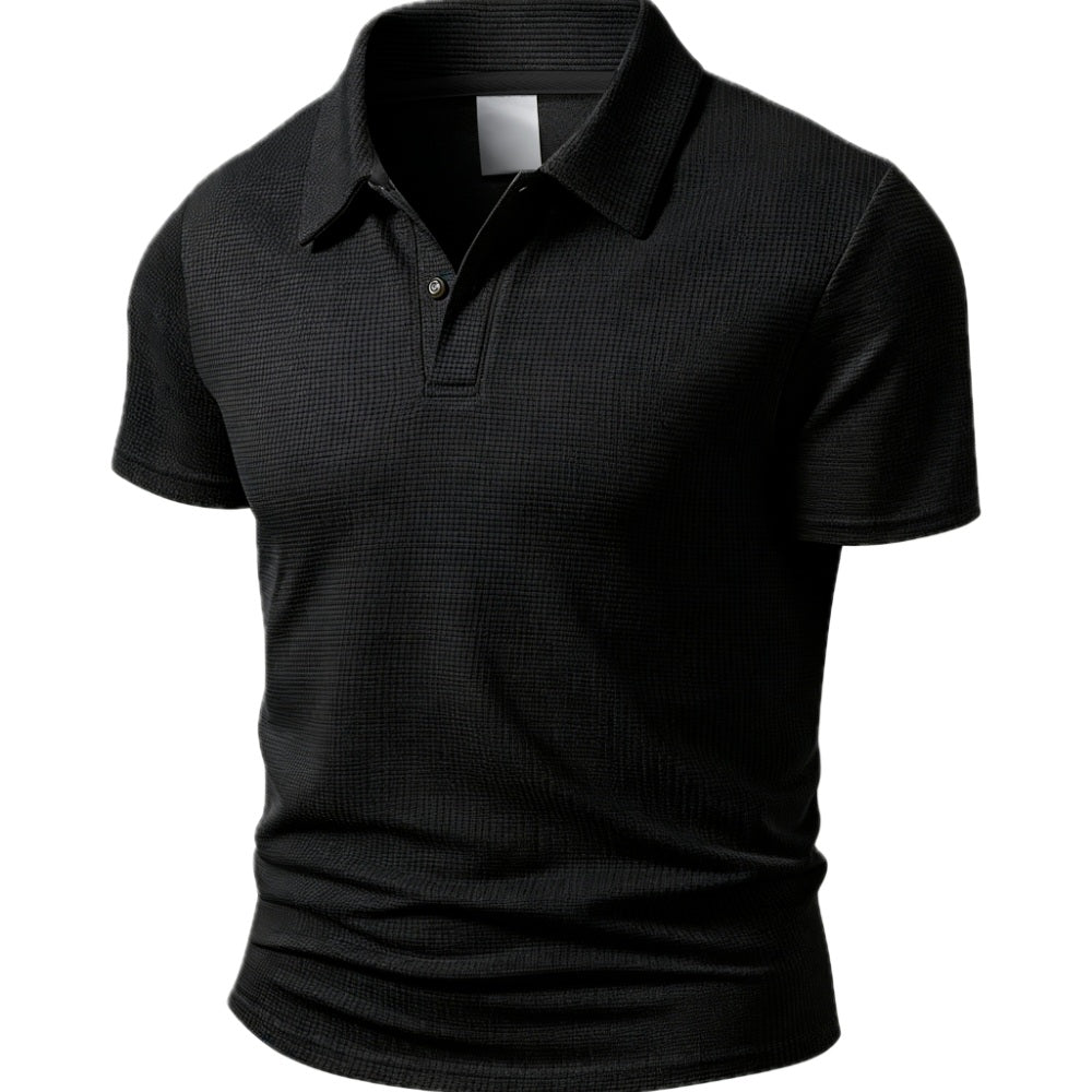 Omar Dean Waffle Shirt - Black - view 1