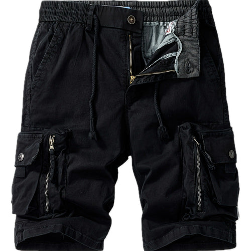 Oren Samuel Cargo Shorts - Black - view 1