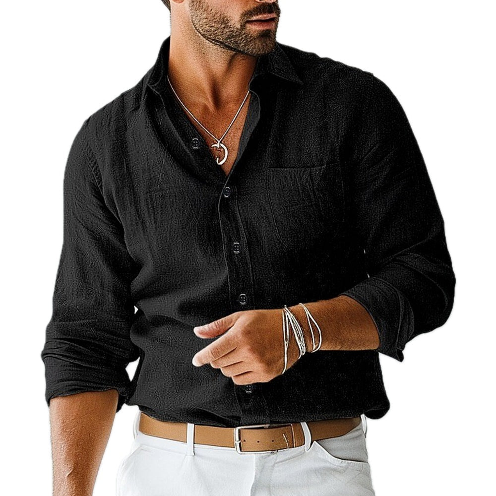 Orin Reid Pocket Shirt - Black - view 1