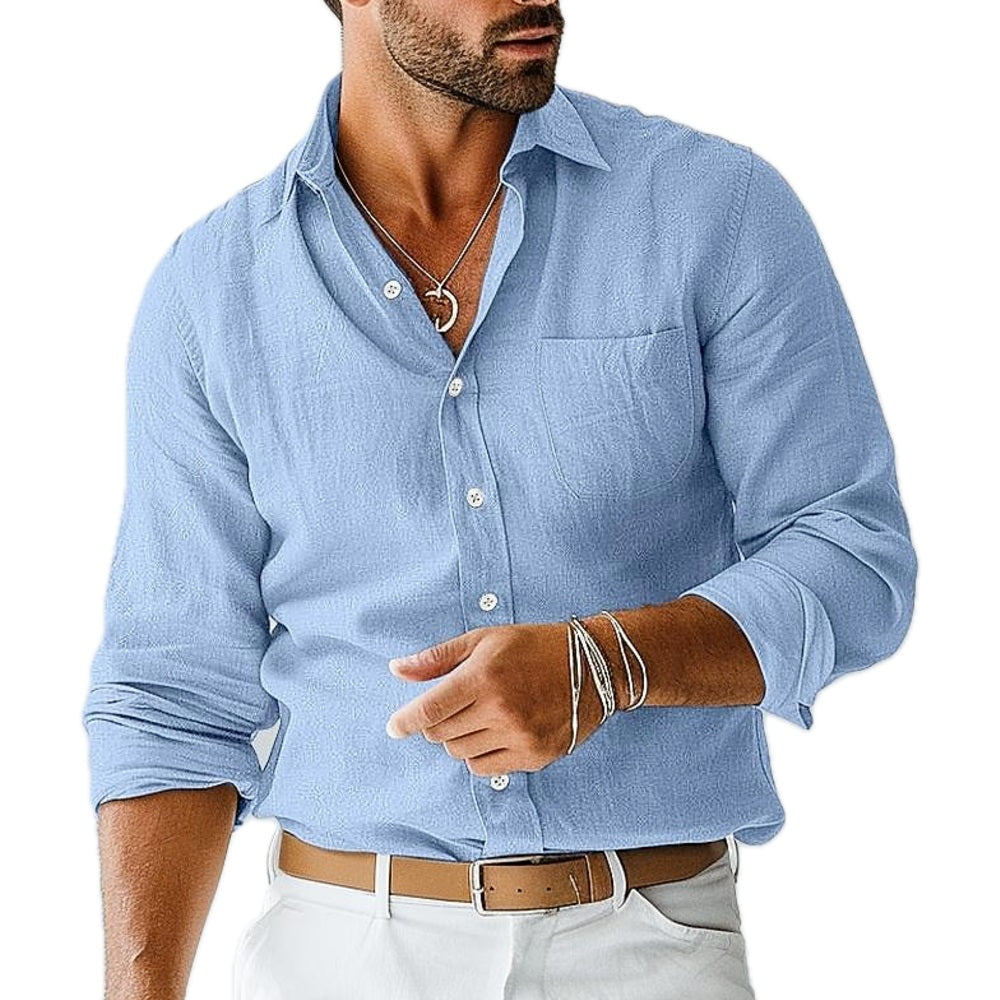 Orin Reid Pocket Shirt - Blue - view 1