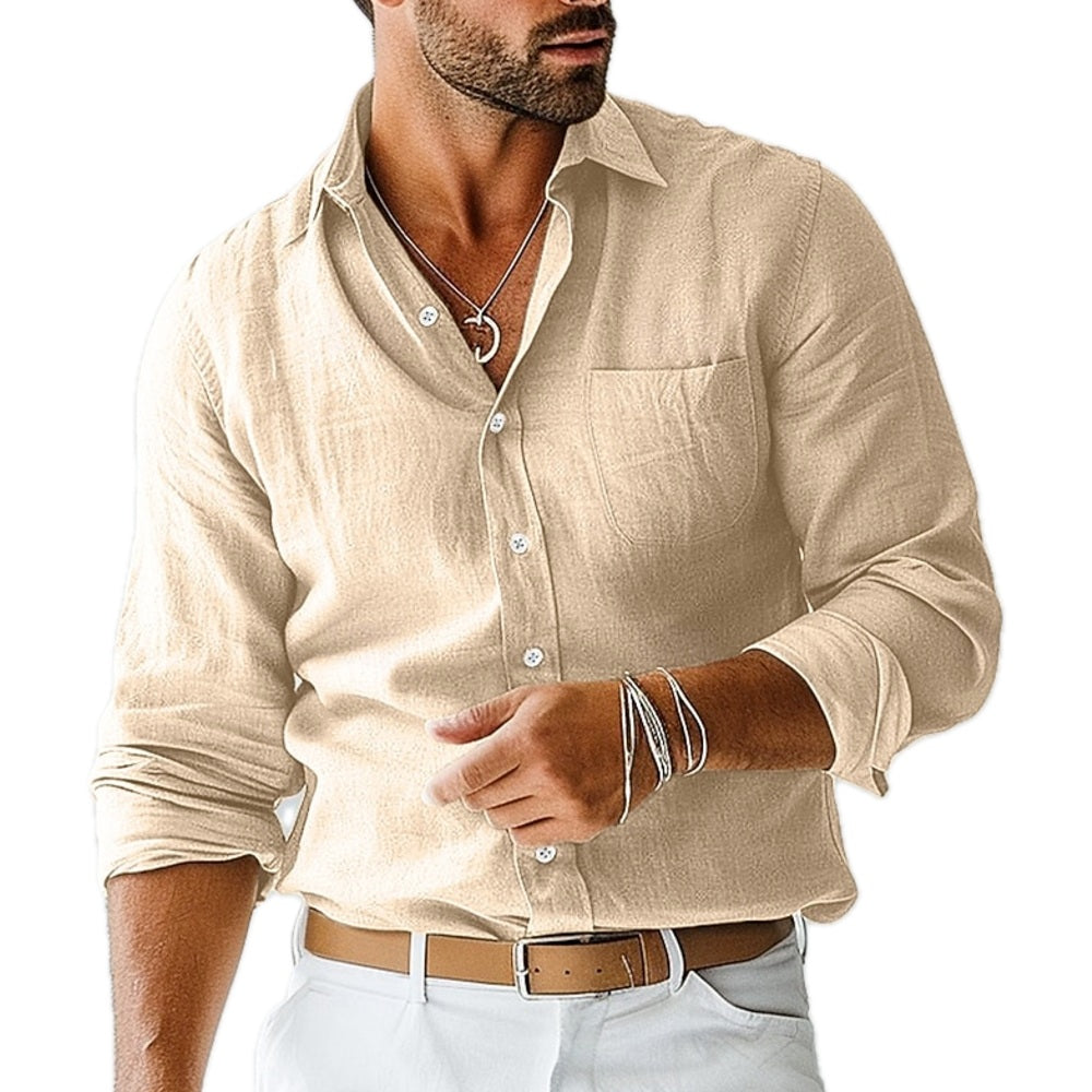 Orin Reid Pocket Shirt - Khaki - view 1
