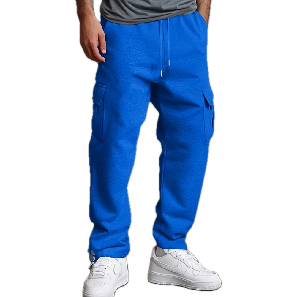 Orion Vale Cargo Joggers - Blue - view 1
