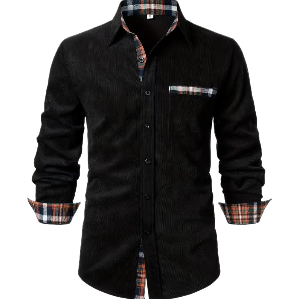 Orson Brooks Patch Shirt - Black - view 1