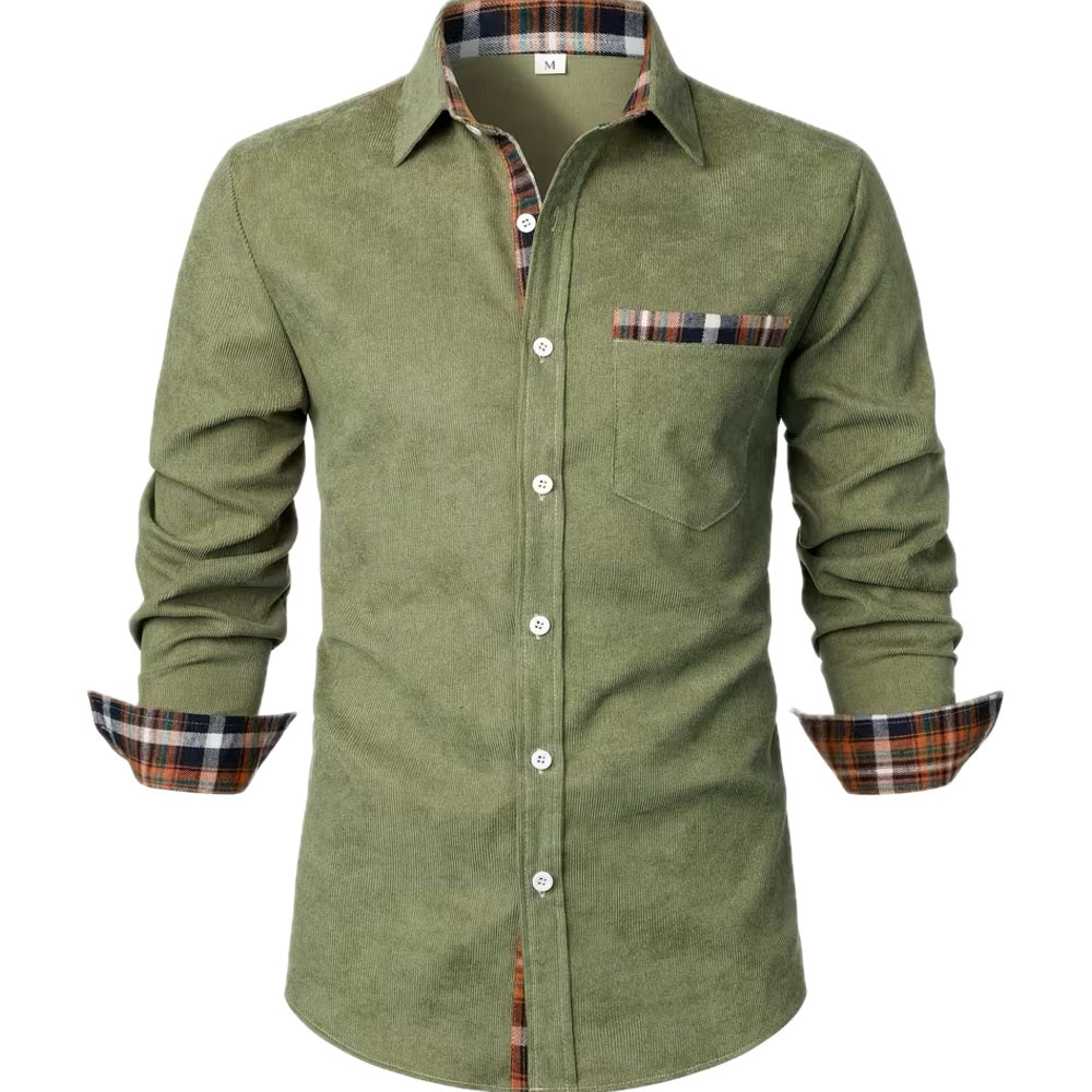 Orson Brooks Patch Shirt - Green - view 1