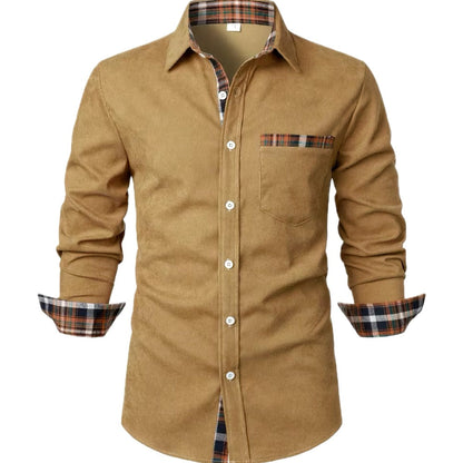 Orson Brooks Patch Shirt - Khaki - view 1