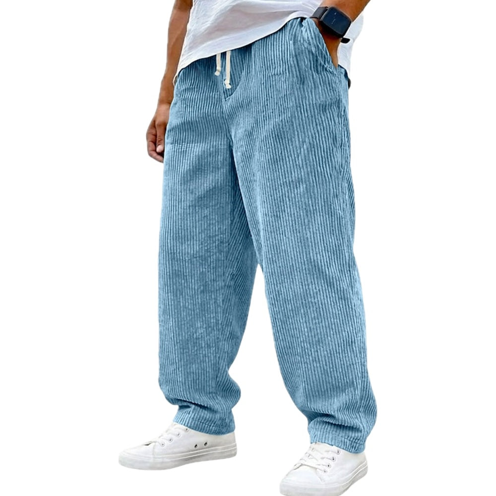 Orson Reid Drawstring Pants - Blue - view 1