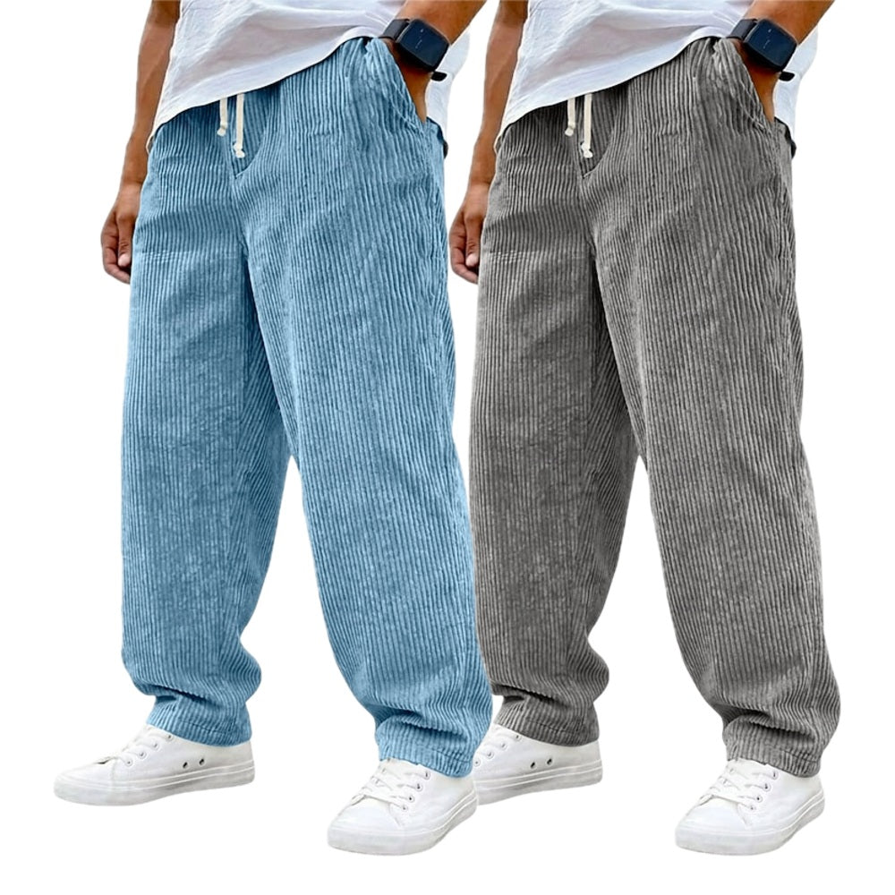 Orson Reid Drawstring Pants - Blue - view 2